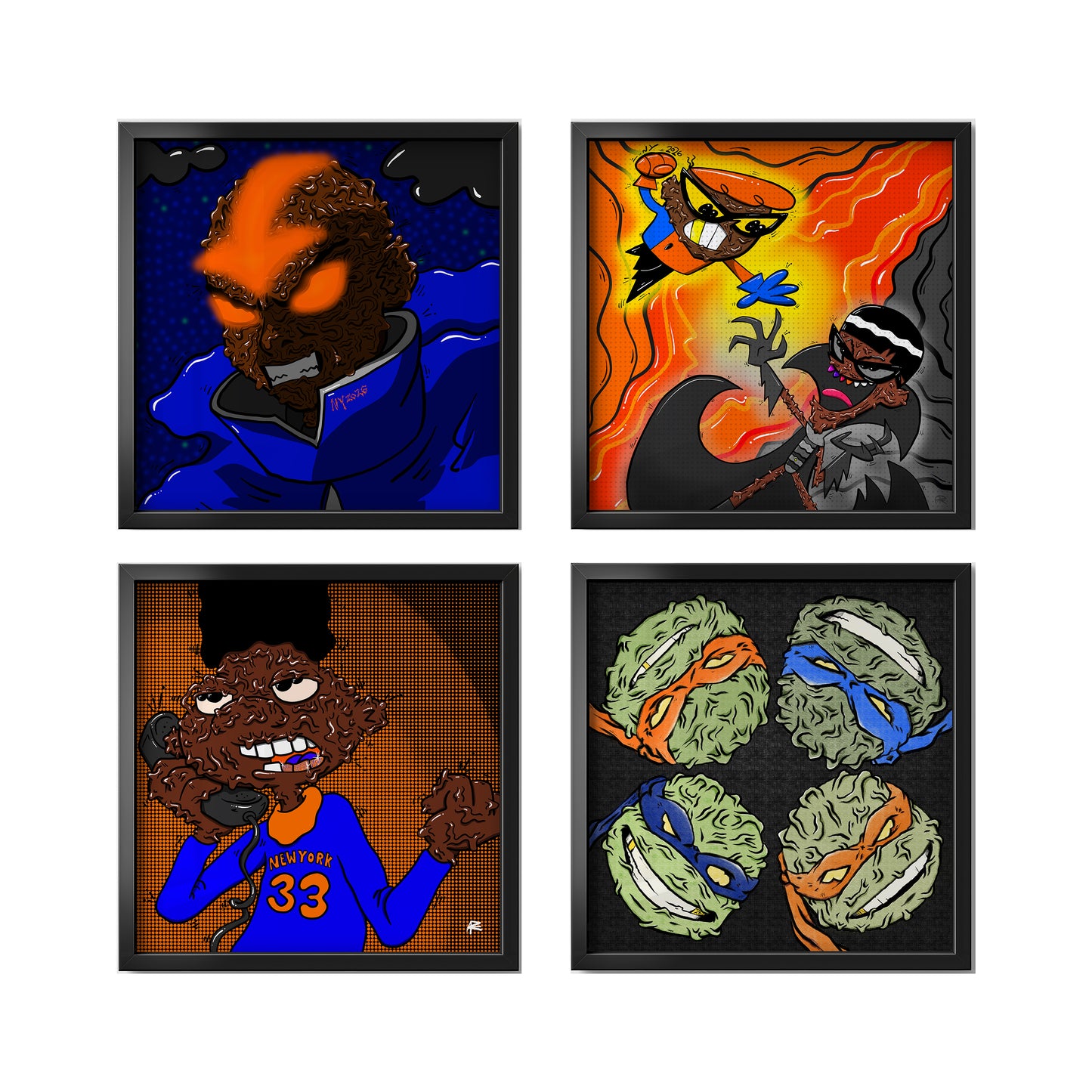 01. Dexter's Laboratory x New York Knicks Win 2026 - Special Edition Print