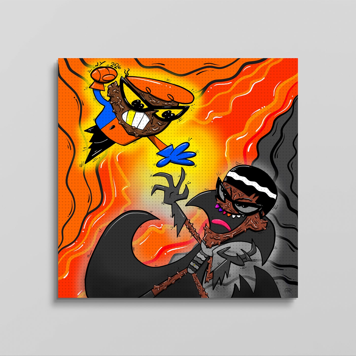 01. Dexter's Laboratory x New York Knicks Win 2026 - Special Edition Print
