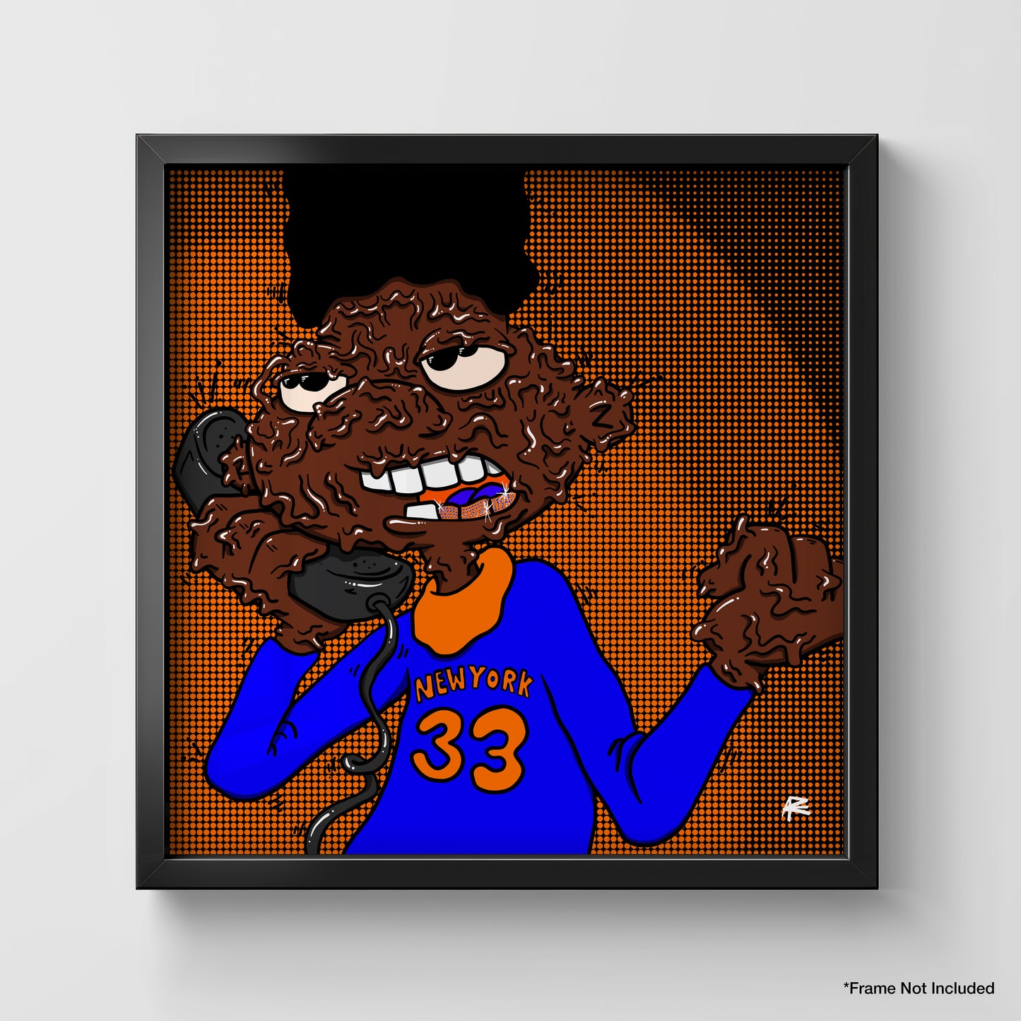02. Gerald Johanssen (Hey Arnold) x New York Knicks Win 2026 - Special Edition Print